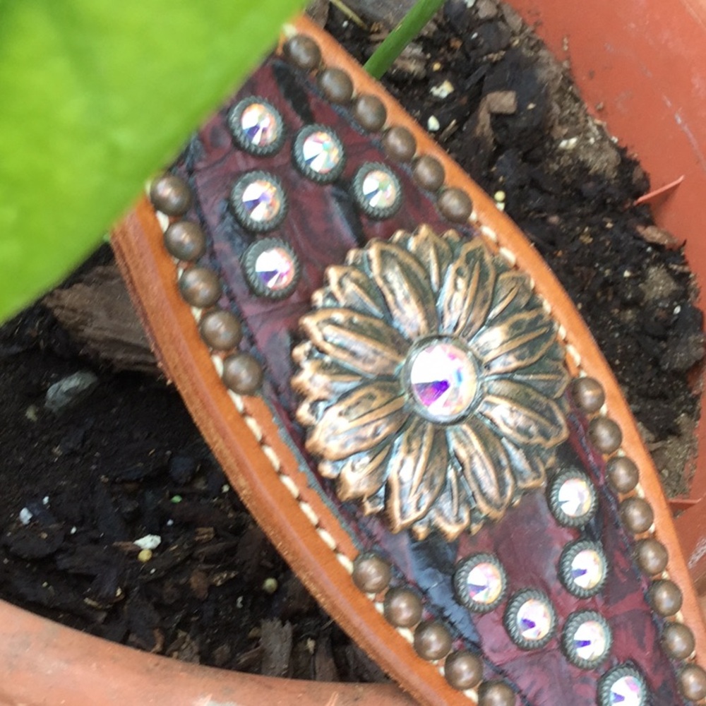 Heritage brand tack set rodeo queen barrel racing cowgirl horse show rhinestone - Picture 7 of 15